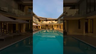 R60 million Steyn City poolside area 🤩 luxuryhomes sbearchitects [upl. by Sedgewick]