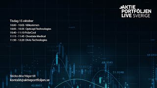 Aktieportföljen Live  Opticept PolarCool Chordate och Divio presenterar [upl. by Chloette]