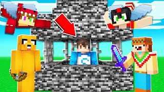 MIS AMIGOS me ENCERRARON en una PRISION DE BEDROCK y me ESCAPO😱 MINECRAFT con LOS COMPAS [upl. by Farika754]