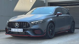 MercedesAMG A45s Review  20L engine Unreal Performance [upl. by Allina]