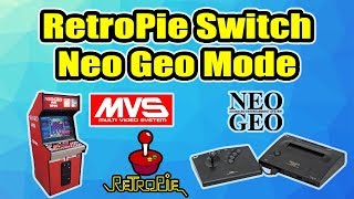 RetroPie Switch NeoGeo Modes MVS Or AES To Coin Or Not To Coin [upl. by Sessler379]