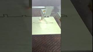 Laser Cutting an Airfoil Demo lasercutting rcplane [upl. by Stilwell583]