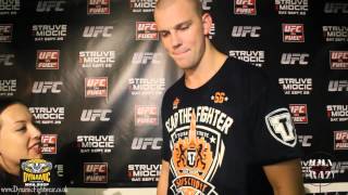 UFC on Fuel TV 5 Stefan Struve talks on Stipe Miocic Pre Fight Interview [upl. by Meekyh]