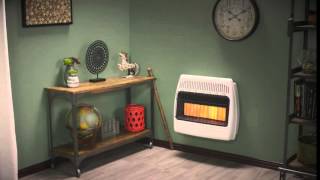 DynaGlo 30000 BTU Infrared Vent Free Wall Heater [upl. by Yrekaz561]