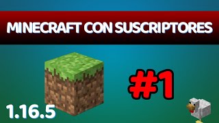 🔴 MINECRAFT CON SUSCRIPTORES leer descripción [upl. by Giesser]