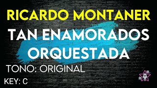 Ricardo Montaner  Tan enamorados orquestada  Karaoke Instrumental [upl. by Wistrup]