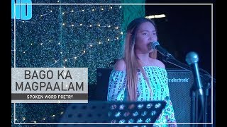 BAGO KA MAGPAALAM  Spoken Word Poetry  By Beverly Cumla [upl. by Fidele]