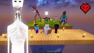 Surviving The Boy And The Bath on One Chunk in Minecraft [upl. by Aihsemek]