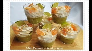 Verrine Avocat Saumon [upl. by Colt915]