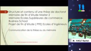 Méthodologie d’élaboration d’une thèse de doctorat et Mémoire de fin d’étude Master 2  Part 3 [upl. by Clotilda387]