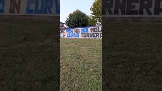 Il trofeo conquistato Striscione Festa della Dea Bolgare Bg 2072024 🖤💙 [upl. by Adnuhs]