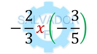 Fracciones con Paréntesis Multiplicación de Fracciones Negativas  Salvador FI [upl. by Thibaud941]