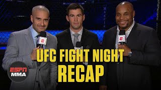 UFC Fight Night Recap Dominick Reyes knocks out Chris Weidman  ESPN MMA [upl. by Werna]