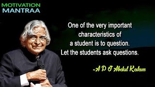 APJ Abdul Kalam Sahab Motivation and Inspiration Quotes [upl. by Iew]