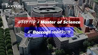 Ready for a Master of Science at Bocconi University [upl. by Atibat]