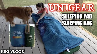 Unigear Sleeping Pad and Bag [upl. by Henden]