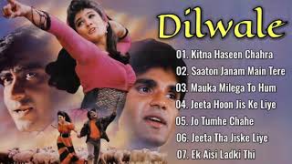 Dilwale Movie All Songs  Ajay Devgan Twinkle Khanna Suniel Shetty  90s Hits  Filmy Jukebox [upl. by Kannav]