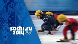 Short Track Speed Skating  Ladies 3000m Relay  Korea Win Gold  Sochi 2014 Winter Olympics [upl. by Heyde]