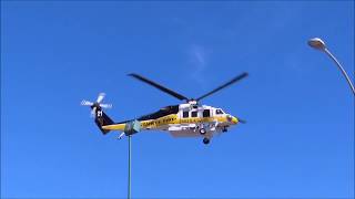 HAI HeliExpo 2020 Anaheim California Arriving and Departing Helicopters [upl. by Leuas626]