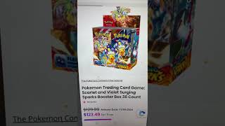 GameStop selling surging sparks for a good price shorts pokemon investing [upl. by Atsira]