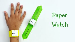 How To Make Easy Paper Watch For Kids  Nursery Craft Ideas  Paper Craft Easy  KIDS crafts [upl. by Halimaj]