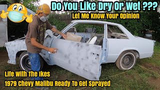 How To Wet Sand A Car Before Paint After The Bodywork  LifewiththeIkes 3 Stage Pearl 1979 Malibu [upl. by Gwenny]