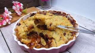 Crumble aux pommes et au chocolat [upl. by Ainegue]