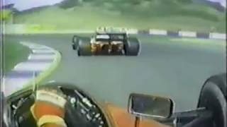 Ayrton Senna Vs Alain Prost  1990 Spanish GP  Pit stop battle  On board [upl. by Smalley796]