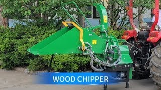 Details of pto Wood Chipper hydraulic feed [upl. by Arinay]