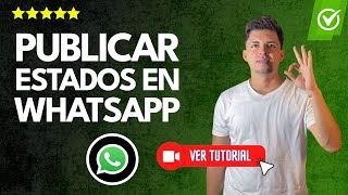 Cómo PUBLICAR ESTADOS en WhatsApp Web  ✅Estados desde WhatsApp para PC💻 [upl. by Naihs]