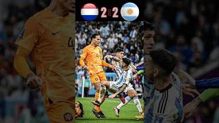 ARGENTINA 🆚️ NETHERLANDS 22 MATCH  football ronaldo shorts messi youtubeshorts cr7 soccer [upl. by Aihcela]