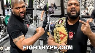 RAMPAGE JACKSON SENDS SHANNON BRIGGS A PUMPED MESSAGE PRESSES “MOST I EVER” WEIGHT TO “BEAT BOXERS” [upl. by Aver]