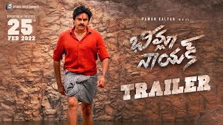 Bheemla Nayak Official Trailer  Pawan Kalyan Rana Daggubati  Trivikram  SaagarKChandra  ThamanS [upl. by Danyette276]