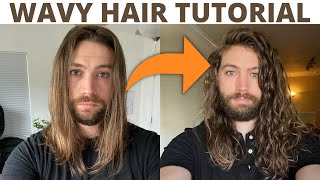 How To ADD WAVES To Your Hair 2A 2B 2C Wavy Hair Routine [upl. by Leitao]