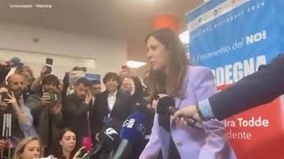 Todde Io prima presidente donna in Sardegna sono felice e orgogliosa [upl. by Ayaj]