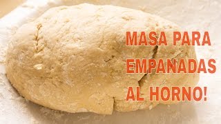 Masa para empanadas al horno  recetas de cocina [upl. by Kcirdnekal768]