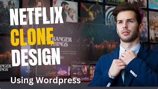 Netflix Clone Design in WordPress  Your Streaming Platform Solution [upl. by Shana598]