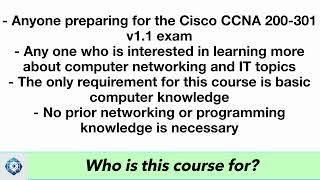 Free CCNA Course  Cisco CCNA Overview  CCNS 200301 v11 [upl. by Proffitt]