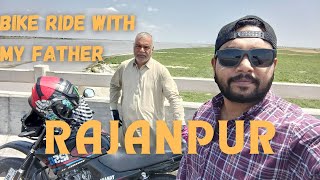 Bike ride with my Father towards RAJANPUR  Beautiful Weather YBR125g [upl. by Ardussi]