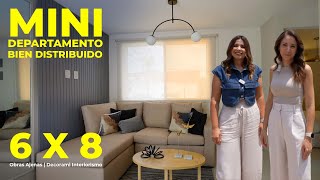 MINI DEPARTAMENTO BIEN DISTRIBUIDO  INFONAVIT Obras Ajenas  Decorami Interiorismo [upl. by Adneral]