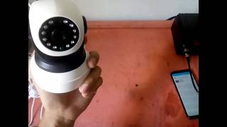 Câmera IP 360 Externa A prova de água P2P Onvif Celular [upl. by Suoivatnom]