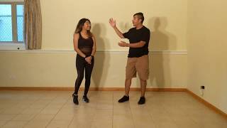 DanceVibez  La Duena Del Swing Merengue Partner Routine [upl. by Lorrimer321]