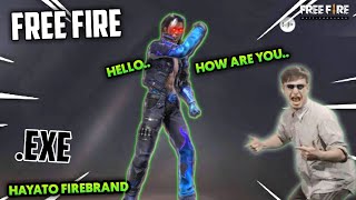 FREE FIREEXE  HAYATO FIREBRAND ff exe [upl. by Alleber]