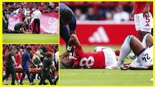 Nottingham Forests Danilo breaks his leg against Bournemouth  danilo injury Vs Bournemouth [upl. by Muriah]