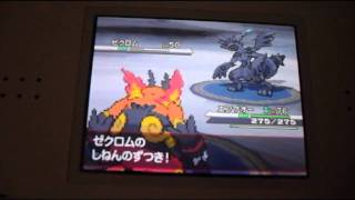 Pocket Monsters White Zekrom appears  Reshiram N vs Zekrom Niels [upl. by Erhart]