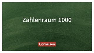 Den Zahlenraum 1000 Lesen und Legen – Einfach erklärt  Cornelsen Verlag Grundschule [upl. by Arracat]