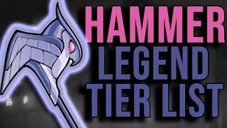 Brawlhalla HAMMER Legend Tier List 2020  Patch 500 [upl. by Pattie]