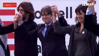 CATALOGNE Le meeting de Carles Puigdemont en DIRECT de Perpignan  TVCAT [upl. by Colvin]