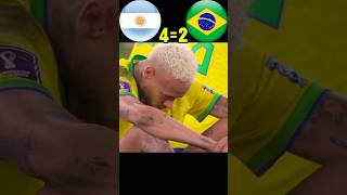 Argentina Vs Brazil 2020 Copa America semifinal highlights Cr7 YouTube shorts [upl. by Nyrol]