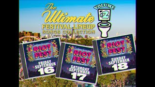 The Ultimate 2022 Riot Fest Lineup Compilation Volume II [upl. by Gough]